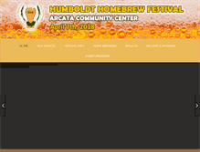 Tablet Screenshot of humboldthomebrewfest.com